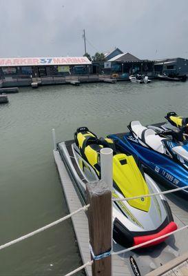 We are located at Marker 37 Marina, North Padre Island, Corpus Christi, Texas