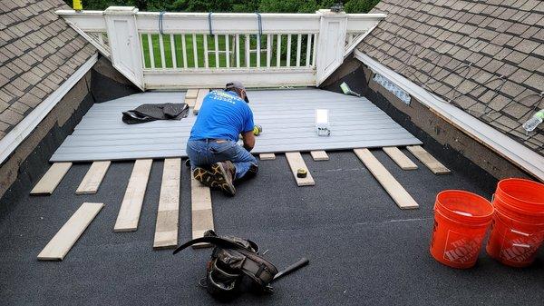 Trex Deck installation