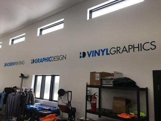 Screen Printing. Graphic Design. Vinyl Graphics. We do it all.