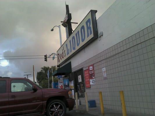 The ghetto-fab Denali out front.