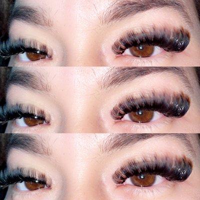 Volume lashes