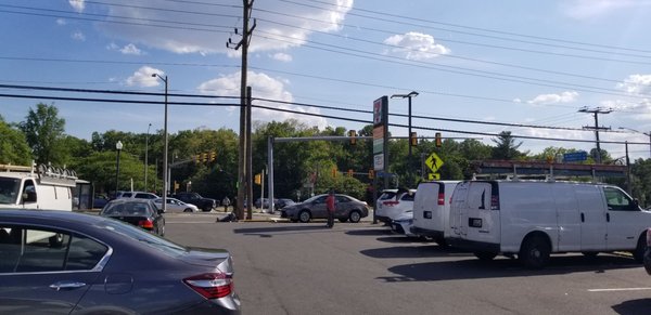 5/15/21 This 7 Eleven area in Annandale is busy today.