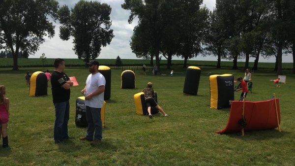 Laser tag from PartyFun Rentals LLC