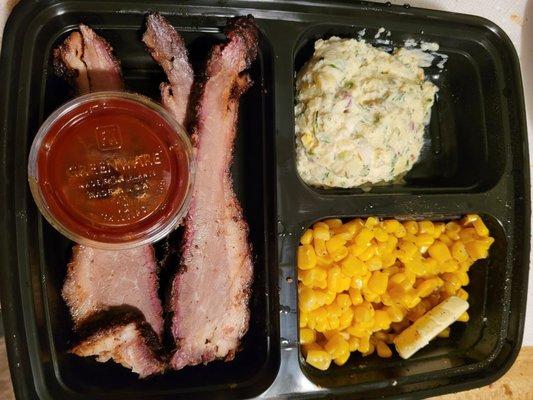 Sliced Beef Brisket Plate, from Hardwood Bar & Smokery