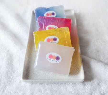 Heavenly Pure Glycerine Soaps..ah, the foam!