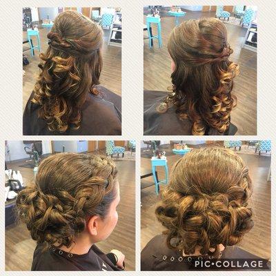 Bridal updos