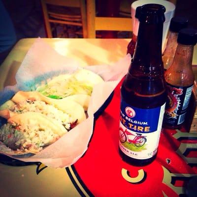 Beer & tacos.