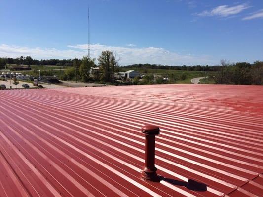 Before we do seams we add a super sticky primer coat to the whole roof to ensure the seam work and top coats adhere perfectly