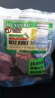 Natural jerky, several flavors at this store.