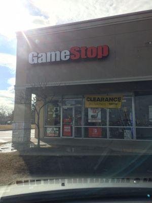 The storefront located in the strip mall near Wal-Mart.