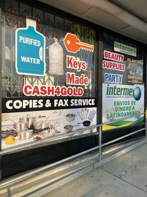 Intermex Money transfer  Purified water Keys copies fax Buy gold A-Z one stop shop everything you need