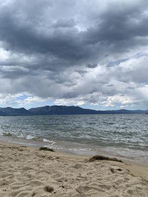 A stormy late august day at the beach