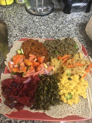 Yetsom Beyayenet (Vegan Plate)