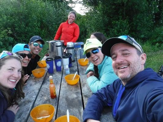 An amazing meal..or should I say, "Yet another amazing meal from Sandra." in Hope, AK.