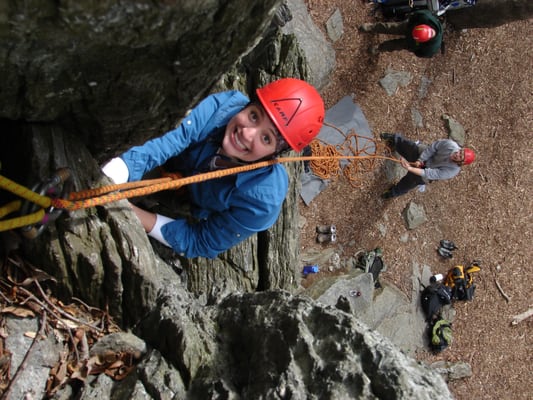 Rock climbing