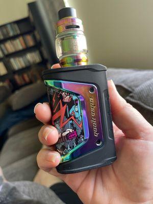 So pleased with this recommendation. Top vents mean NO LEAKING. Geekvape "Zeus".