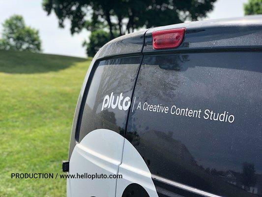 Pluto's production van.