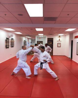 Karate basic Ure ude Uke block.