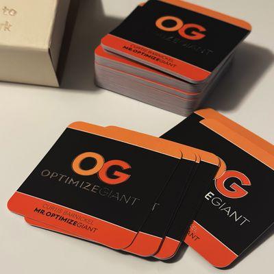 Business Card Design - OptimizeGiant Offers A Variety Of Graphic Design Services Including Business Card Layout and Design.