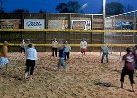 Join a volleyball league during the week with friends or co workers. Rec and competitive leagues