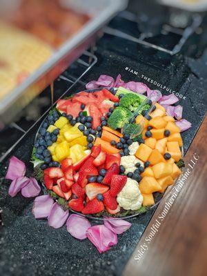 Freestyle Fruit Platter for Brunch'n with TheSoulfulCook Buffet