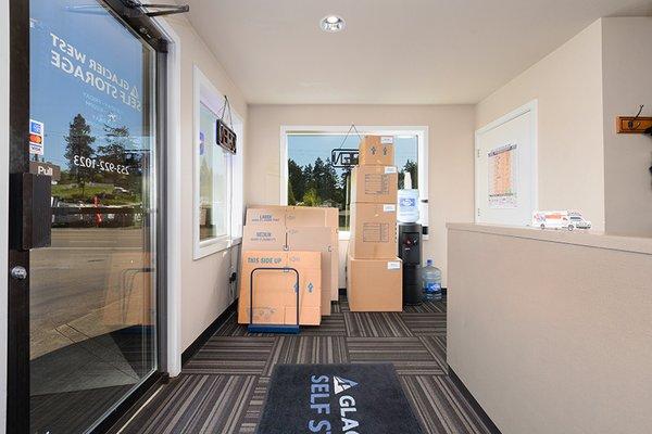 Moving Supplies at Glacier West Self Storage at 8025 Pacific Hwy E, Tacoma, WA, 98422