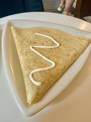 5. Smoked Salmon, Cream Cheese, Spinach, Capers Savory Crepes -- really good!