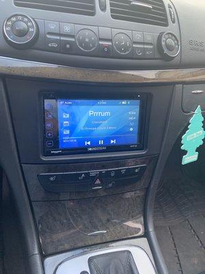 Car radio after installation