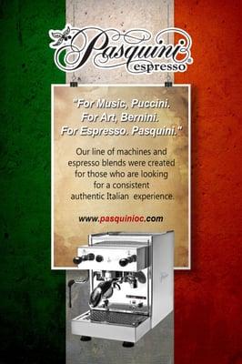 Wonderful authentic Italian espresso drinks!