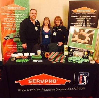 At the Chicagoland Co-Operator's Condo, HOA, Co-op Expo, Marketing Manager Ed Kowalski and Owner Patricia Zubricki are pictur...