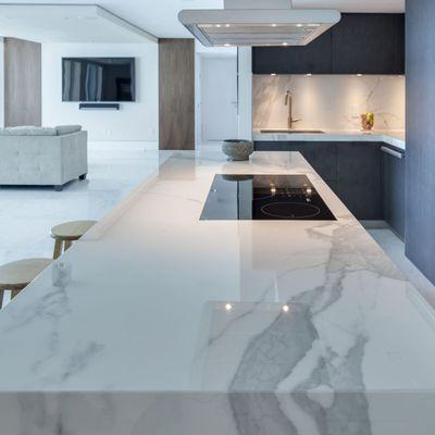 Quartz, Granite, Marble. Do you want to improve the kitchen? Just call us, text or visit our website.