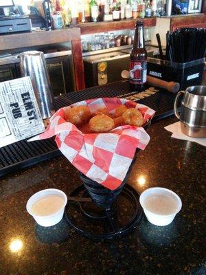 Fried Mushrooms. Man it was seriously Friggen awesome.