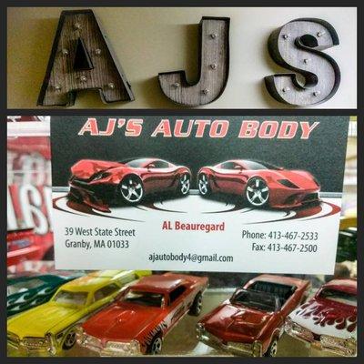 AJ'S Auto Body Contact Information