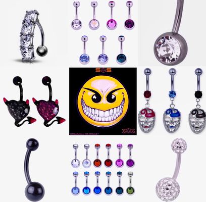 Navel Body Piercing Jewelry APP CERTIFIED 
www.ExoticBodyConceptsLLC.com