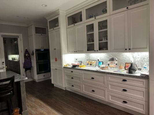 Adding undercabinet lighting can enhance the look of your kitchen.