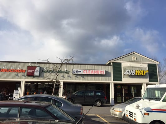 Store front in plaza