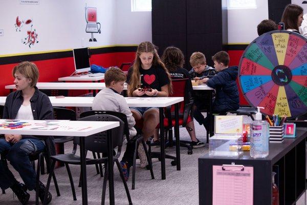 An engaging space where we foster a love of learning and mathematics.