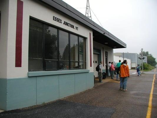 Platform of Essex Junction Station