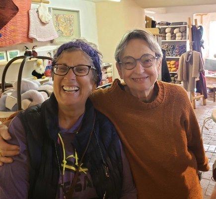 Miriam and I in her beautiful shop!