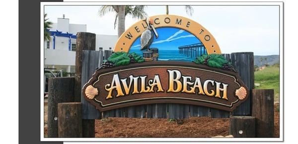 City of Avila Beach sign