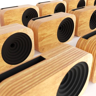 The Wooden Sound System Black Edition Bundle