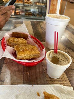 Cuban pastries and croquetas! Cortadito