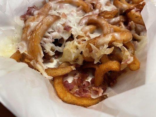 Bacon Cheese Curly Fries so good!