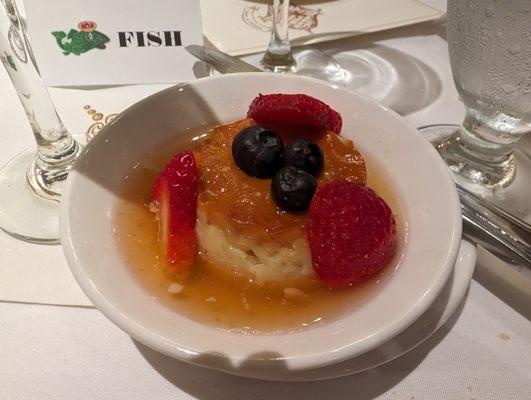 Dessert flan