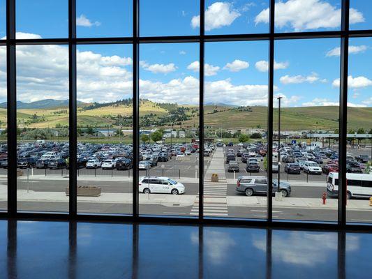 Gorgeous view from Inside the New MSO Terminal !!