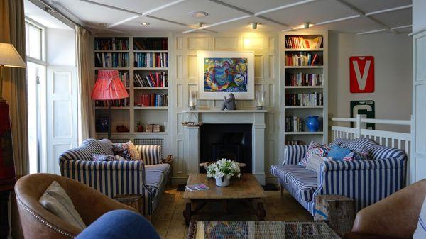 West Torrance family room with fireplace