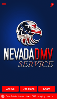 Mobile App - Nevada DMV Service