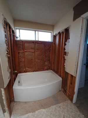 Masterbath tub install