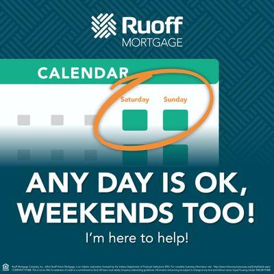 Call or text me anytime at 317.339.2260 or email amy.robbins@ruoff.com.   I am here to help!