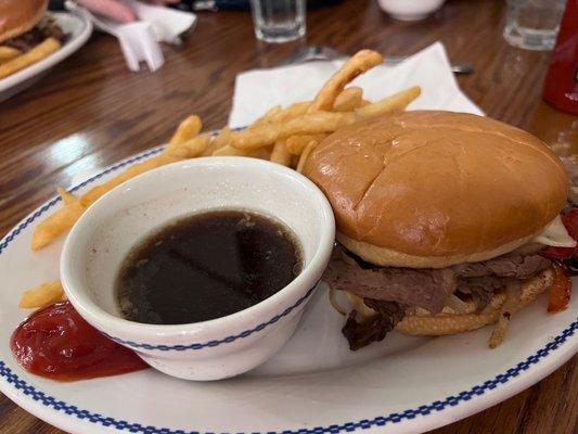 Prime rib dip